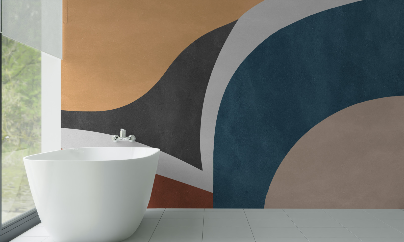 Фотошпалери гладкі абстрактні прикраси