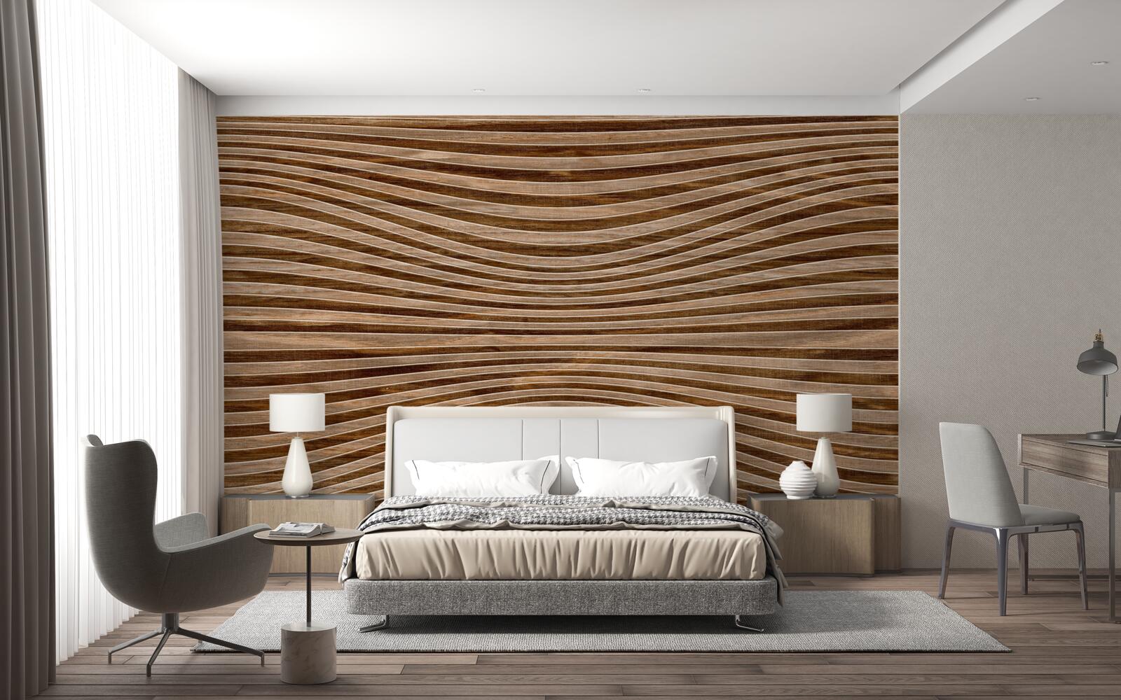 Фотошпалери поверхня деревини гладка