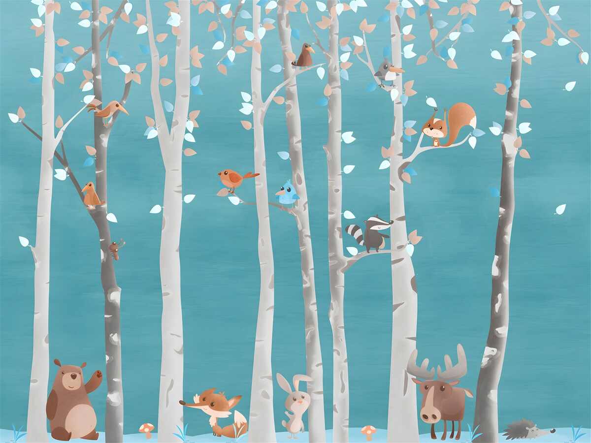 Фотошпалери тварини та лісові мешканці