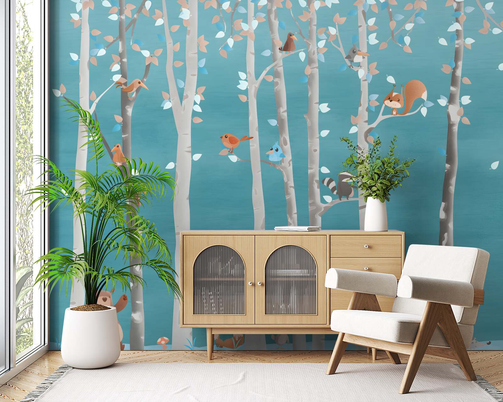 Фотошпалери тварини та лісові мешканці