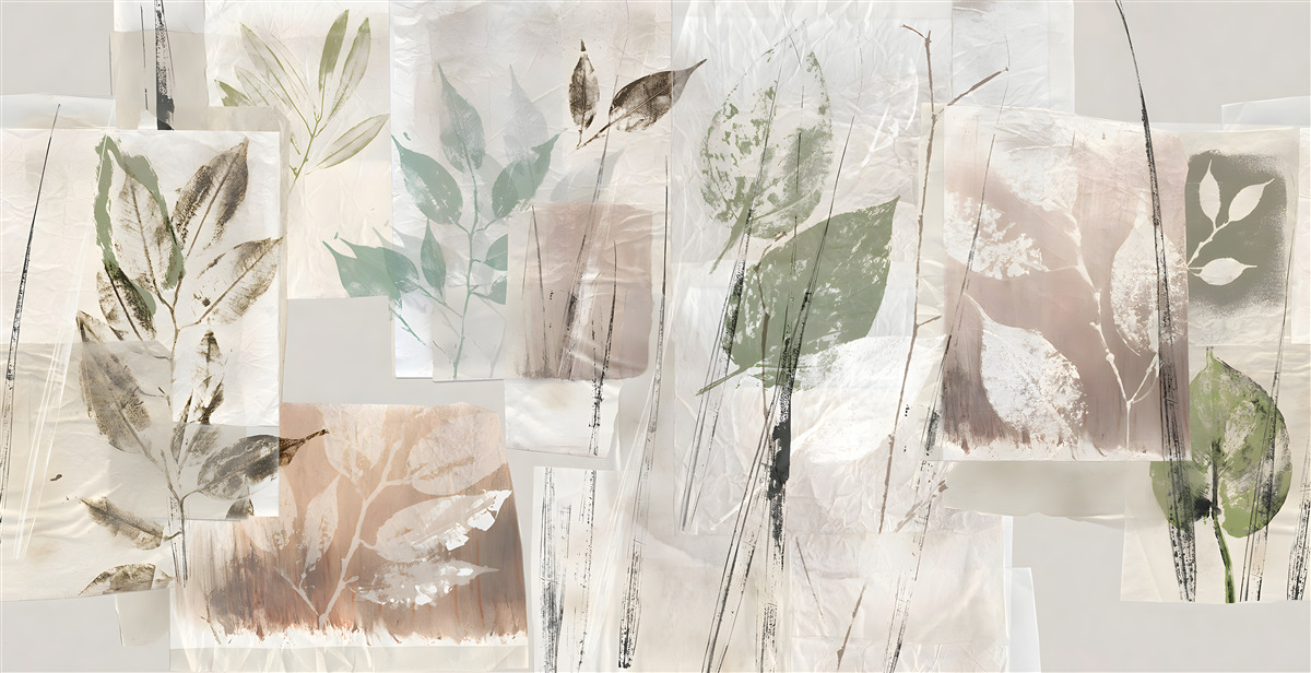 Фотошпалери обриси екзотичної флори