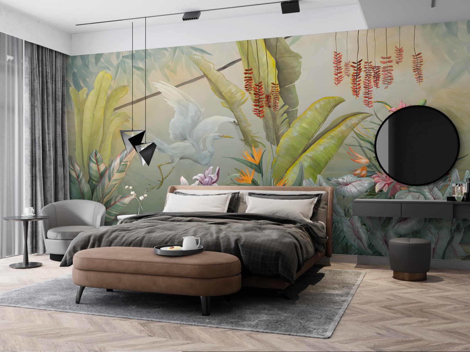 Фотошпалери багата тропічна рослинність