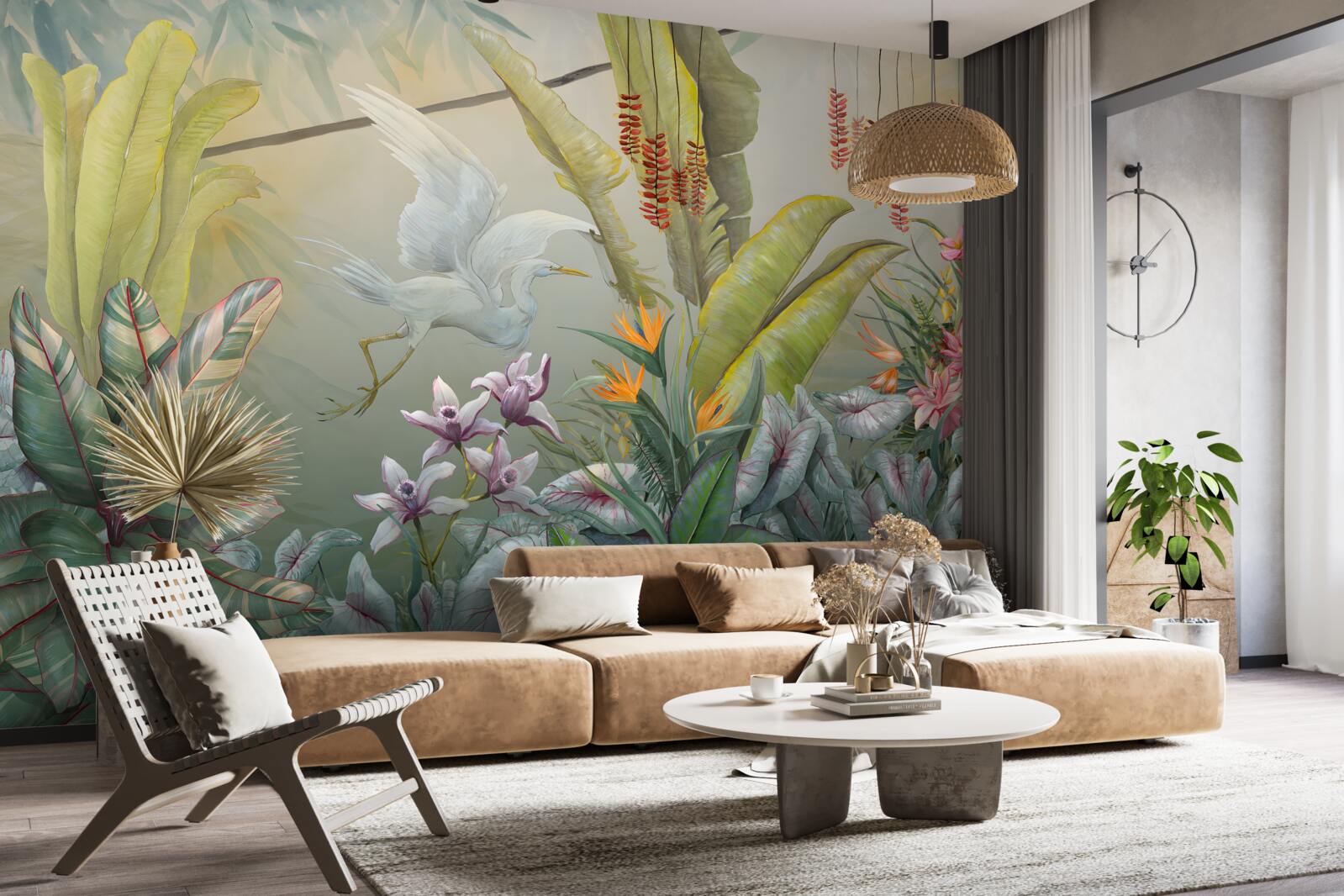 Фотошпалери багата тропічна рослинність