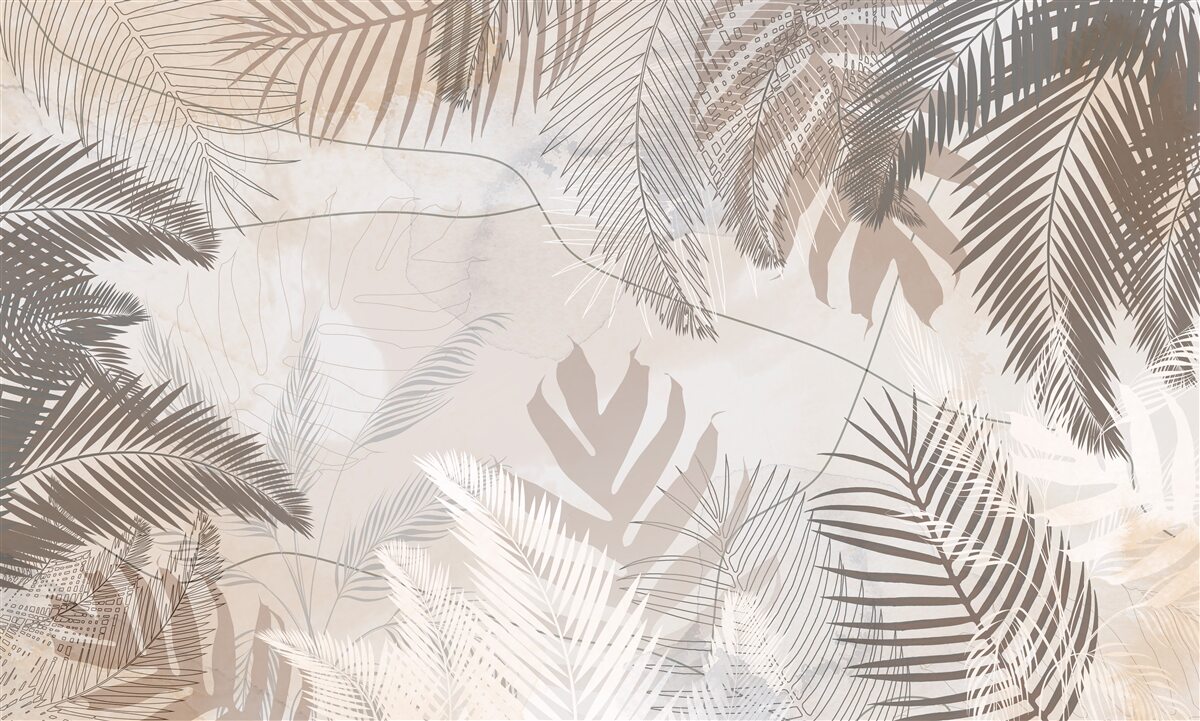 Фотошпалери розмаїття кольорів осіннього листя