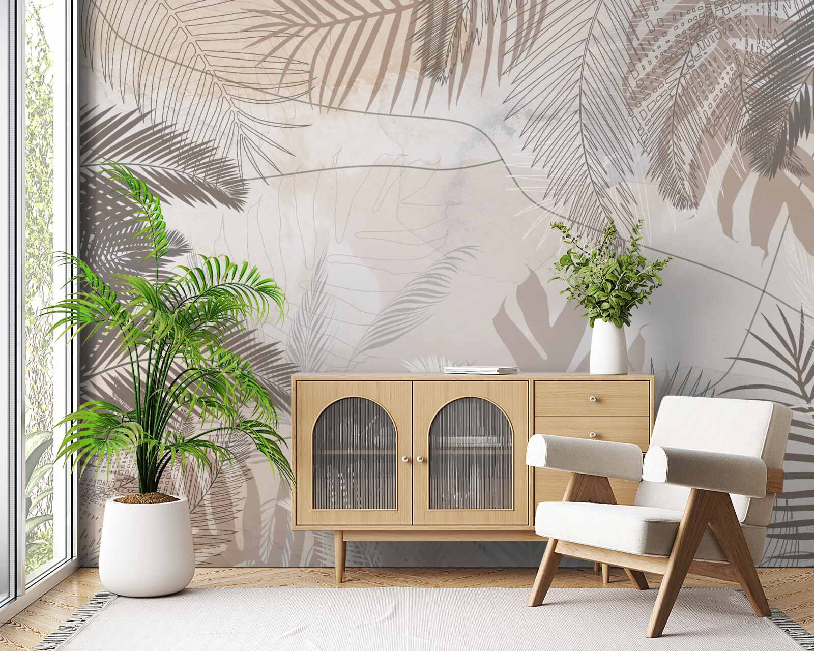 Фотошпалери розмаїття кольорів осіннього листя