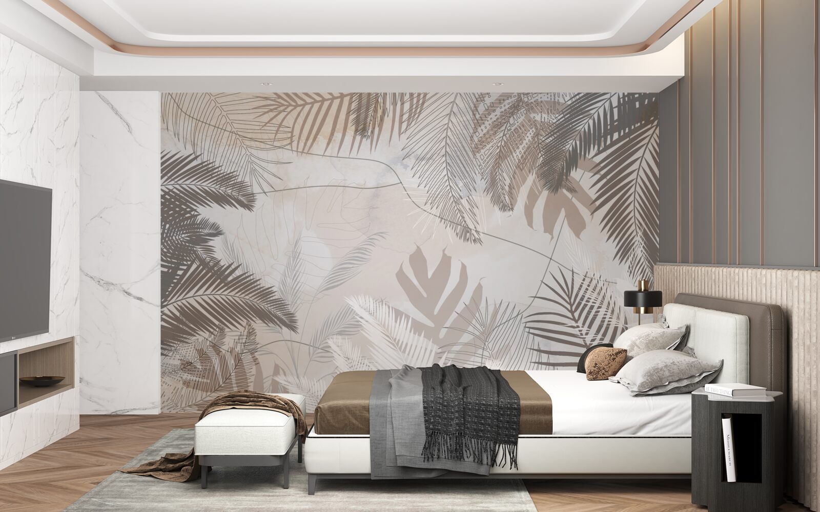 Фотошпалери розмаїття кольорів осіннього листя