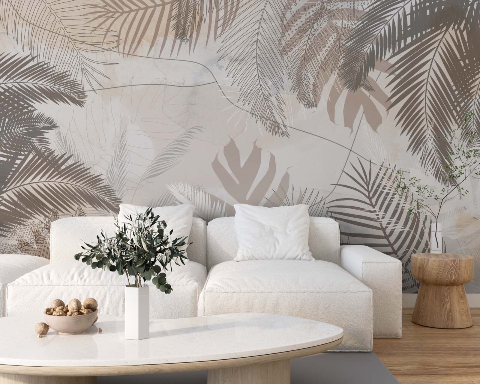 Фотошпалери розмаїття кольорів осіннього листя