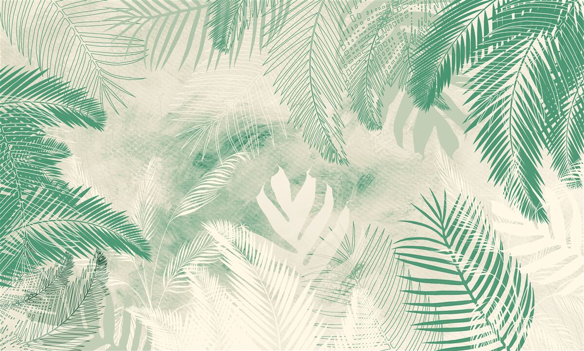 Фотошпалери листя папороті залишається зеленим цілий рік