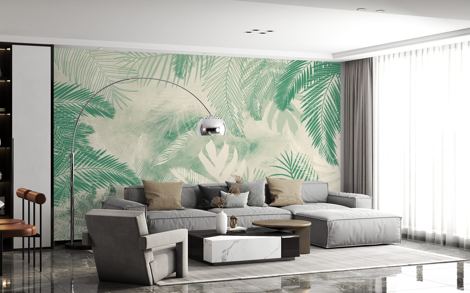 Фотошпалери листя папороті залишається зеленим цілий рік