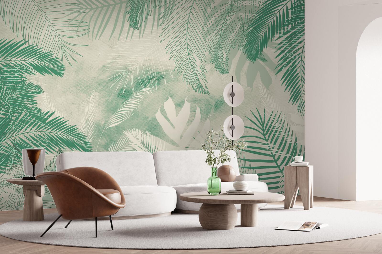 Фотошпалери листя папороті залишається зеленим цілий рік