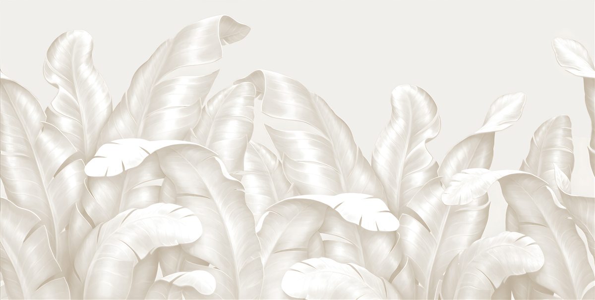 Фотошпалери густа тропічна папороть