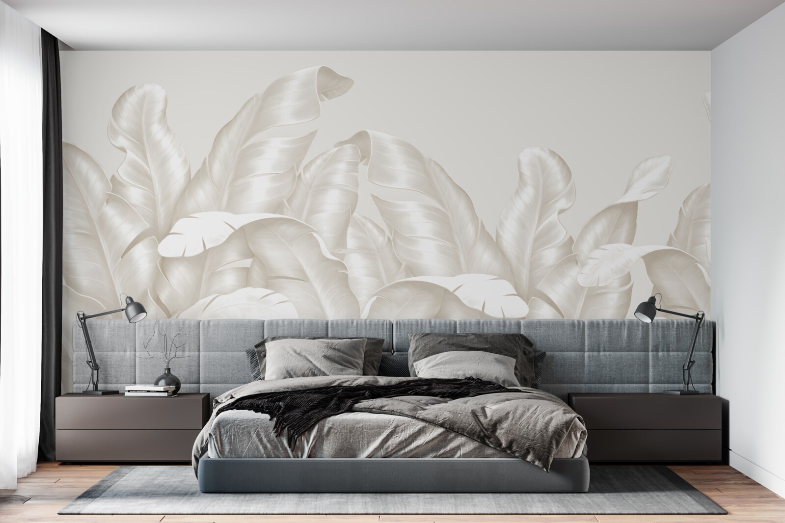 Фотошпалери густа тропічна папороть