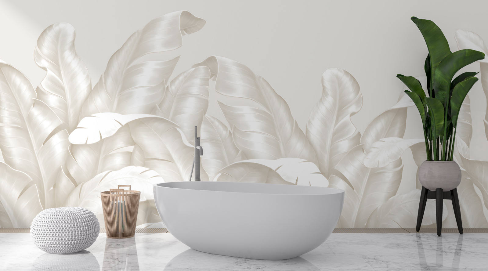 Фотошпалери густа тропічна папороть