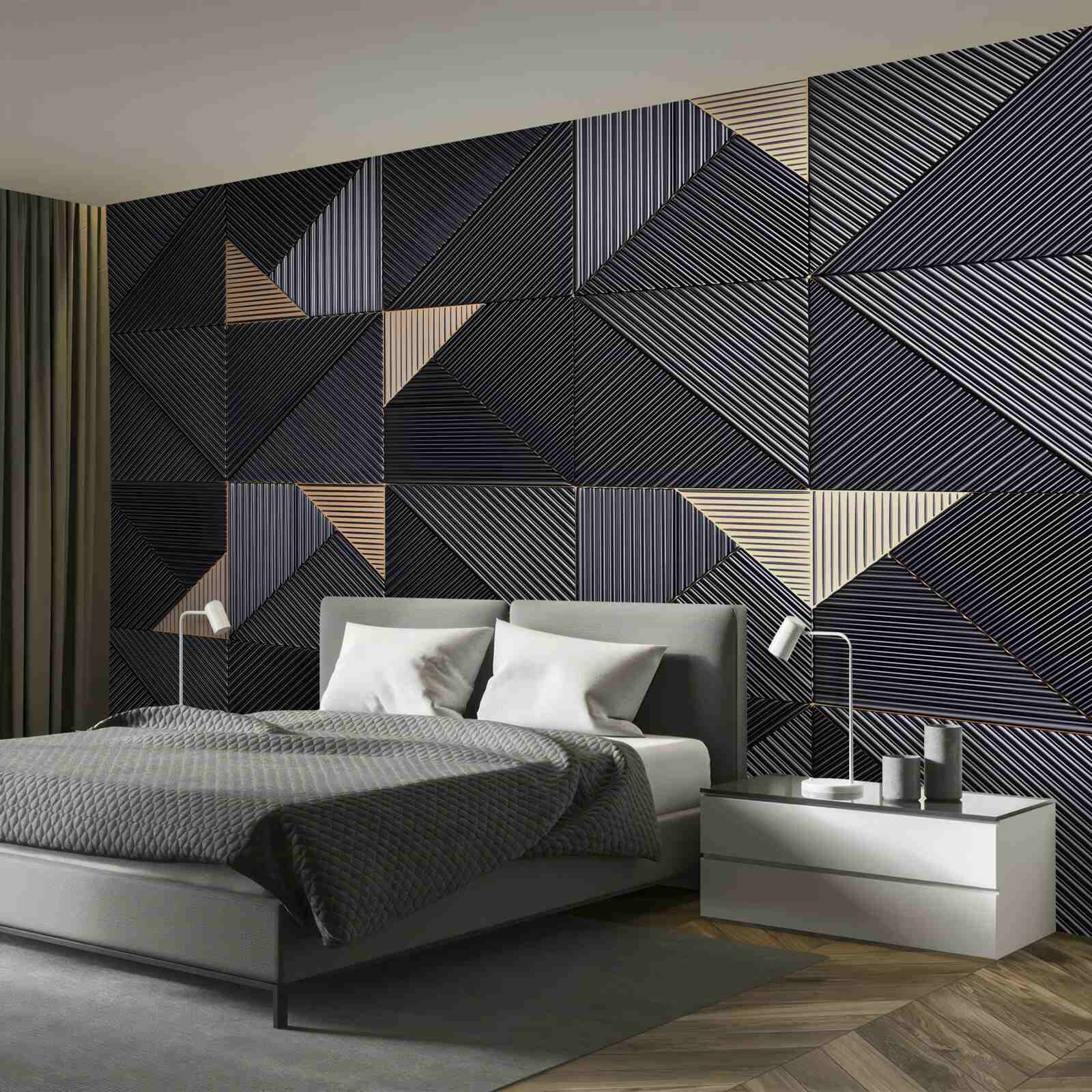 Фотошпалери плавні геометричні абстракції