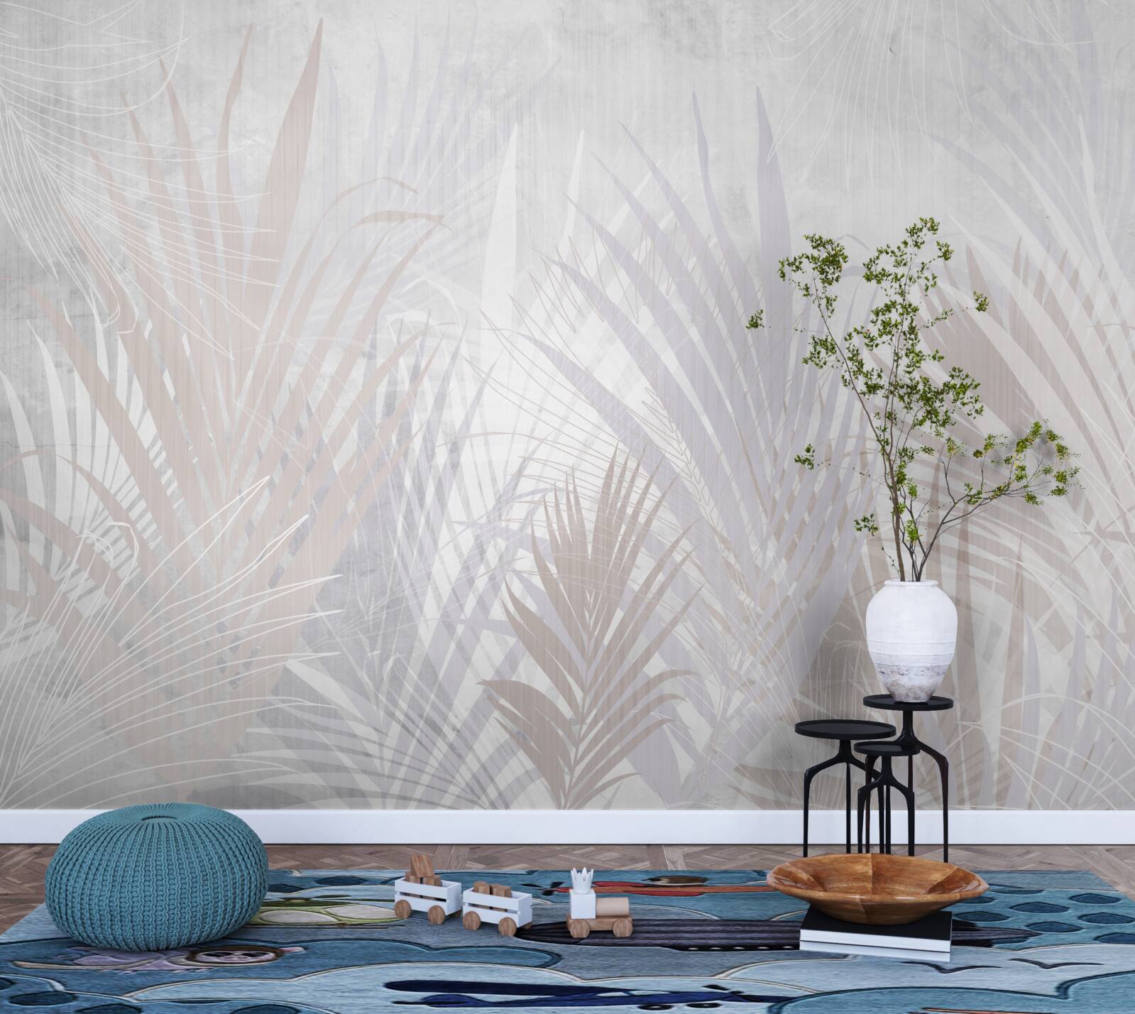 Фотошпалери у тропіках починає з'являтися туман