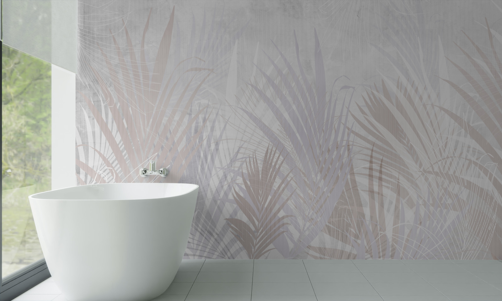 Фотошпалери у тропіках починає з'являтися туман