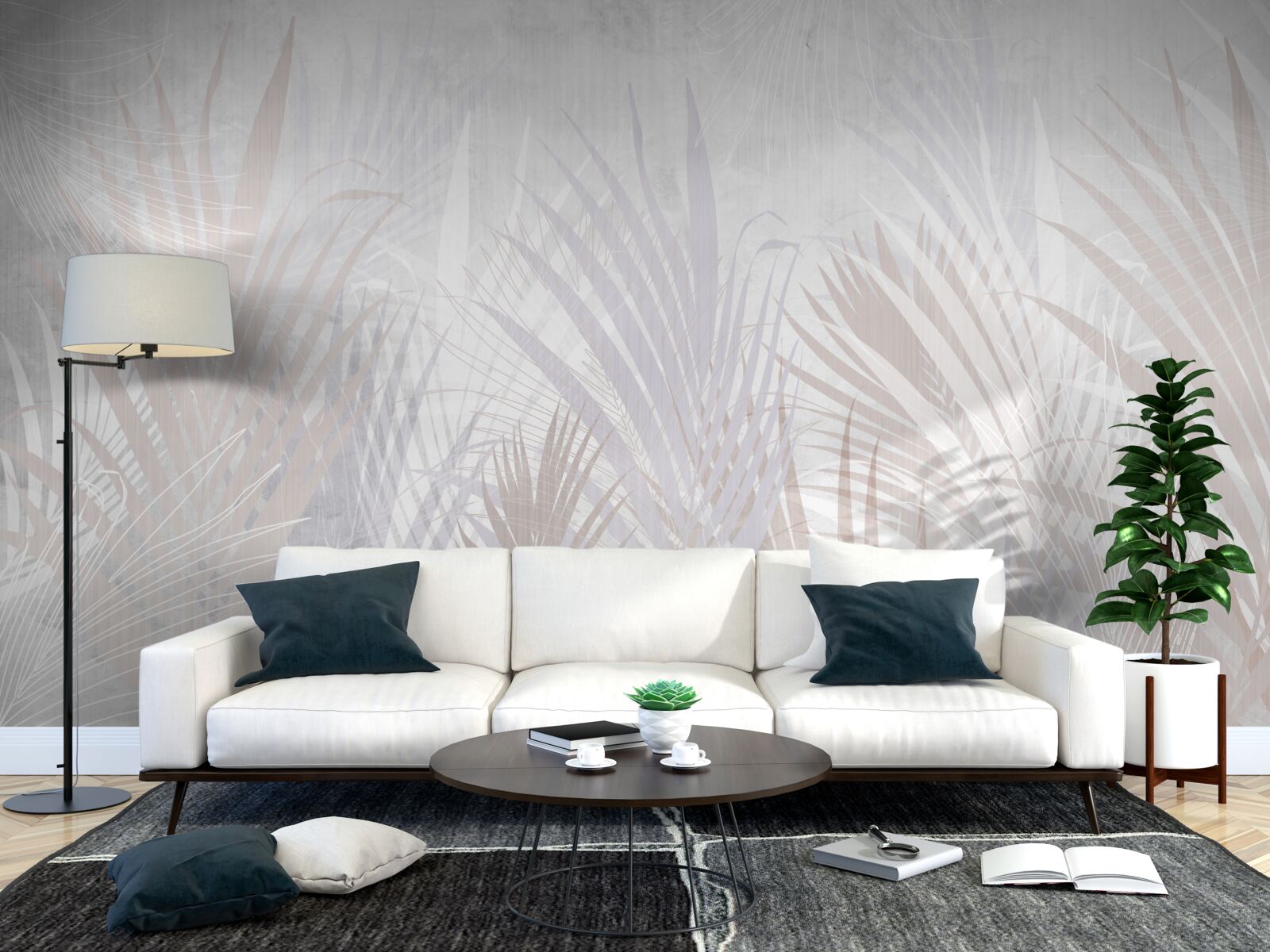 Фотошпалери у тропіках починає з'являтися туман