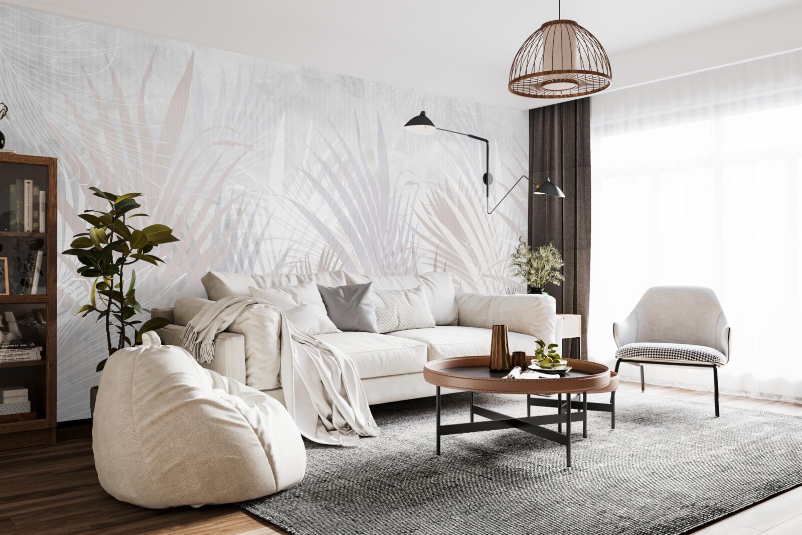 Фотошпалери у тропіках починає з'являтися туман