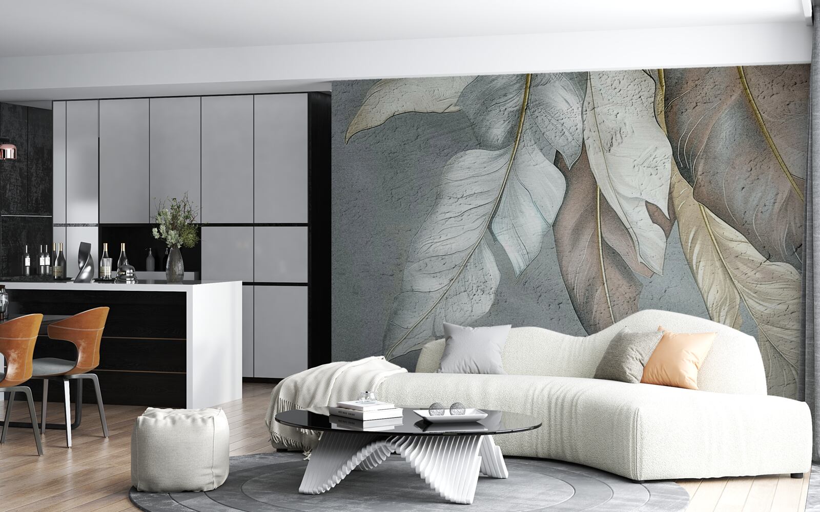 Фотошпалери розпускання листя папороті