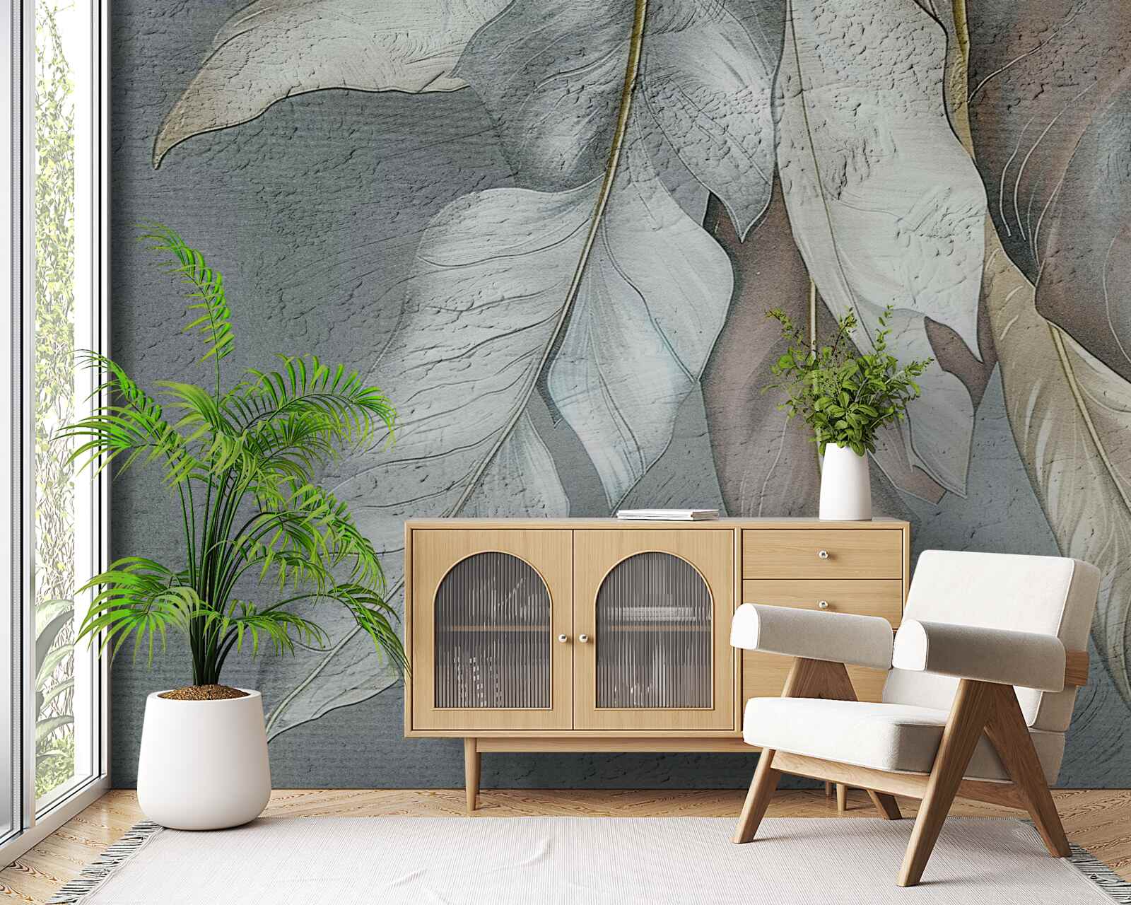 Фотошпалери розпускання листя папороті