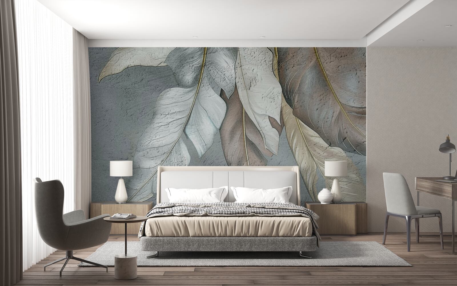 Фотошпалери розпускання листя папороті