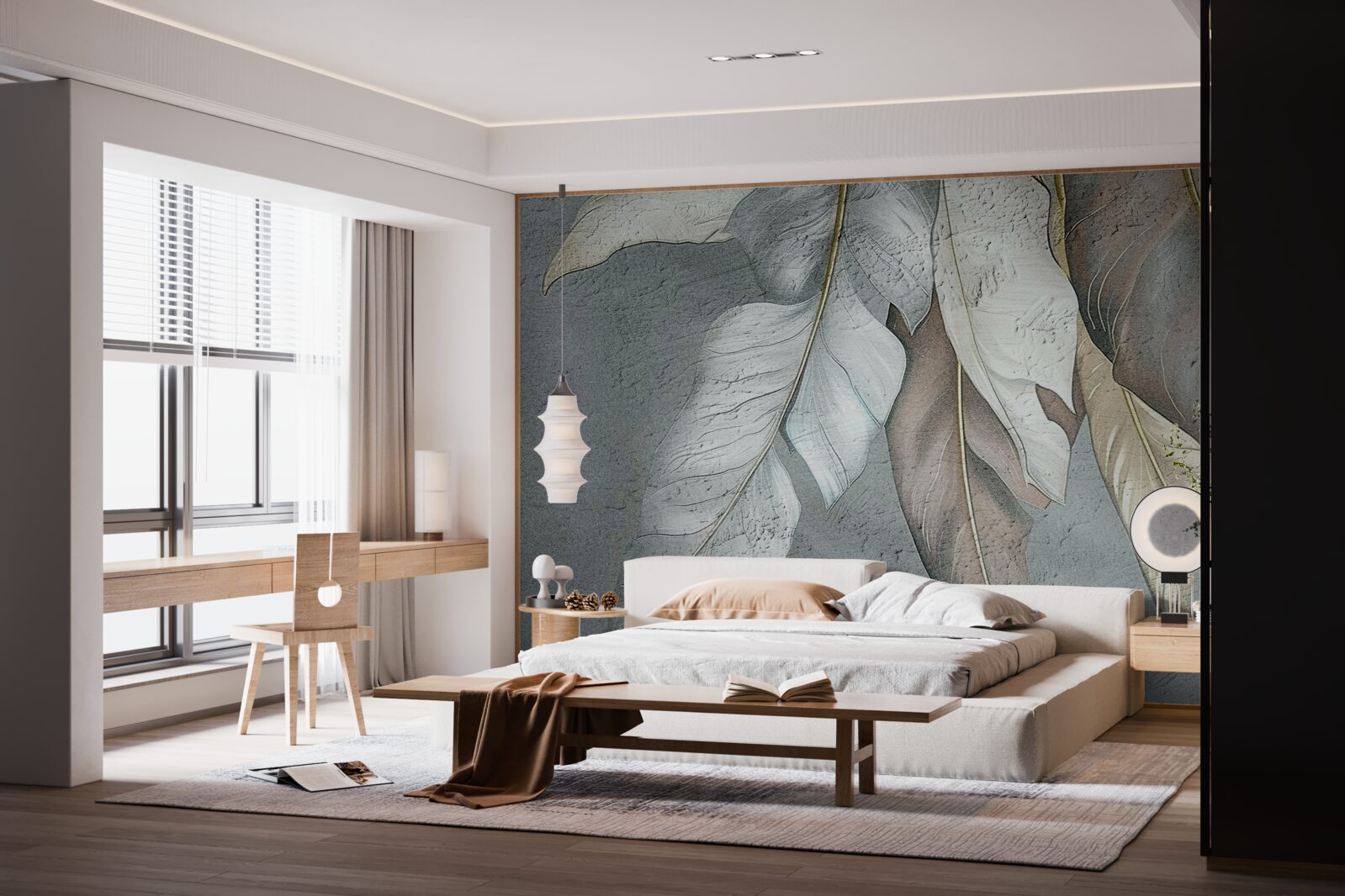 Фотошпалери розпускання листя папороті