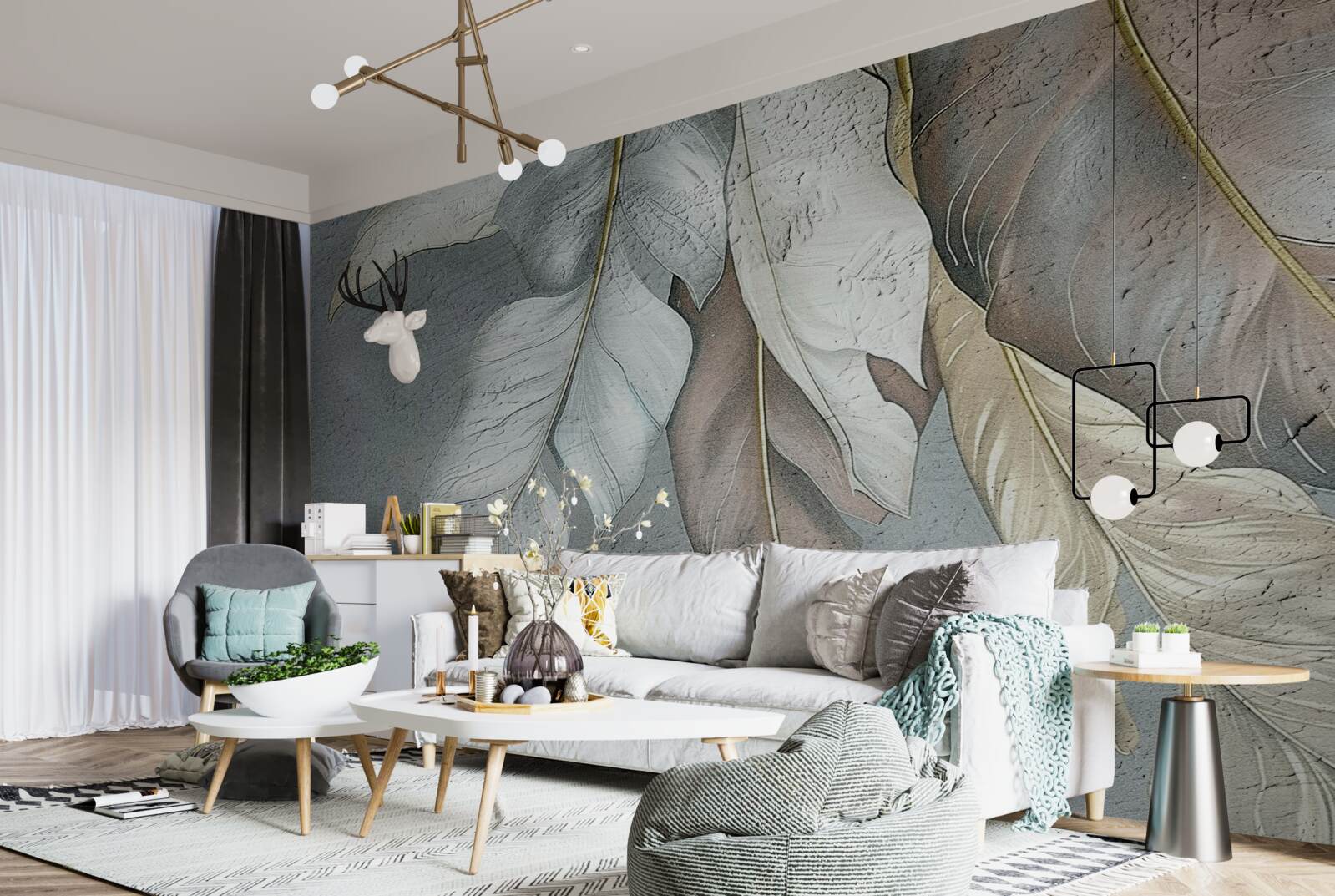 Фотошпалери розпускання листя папороті