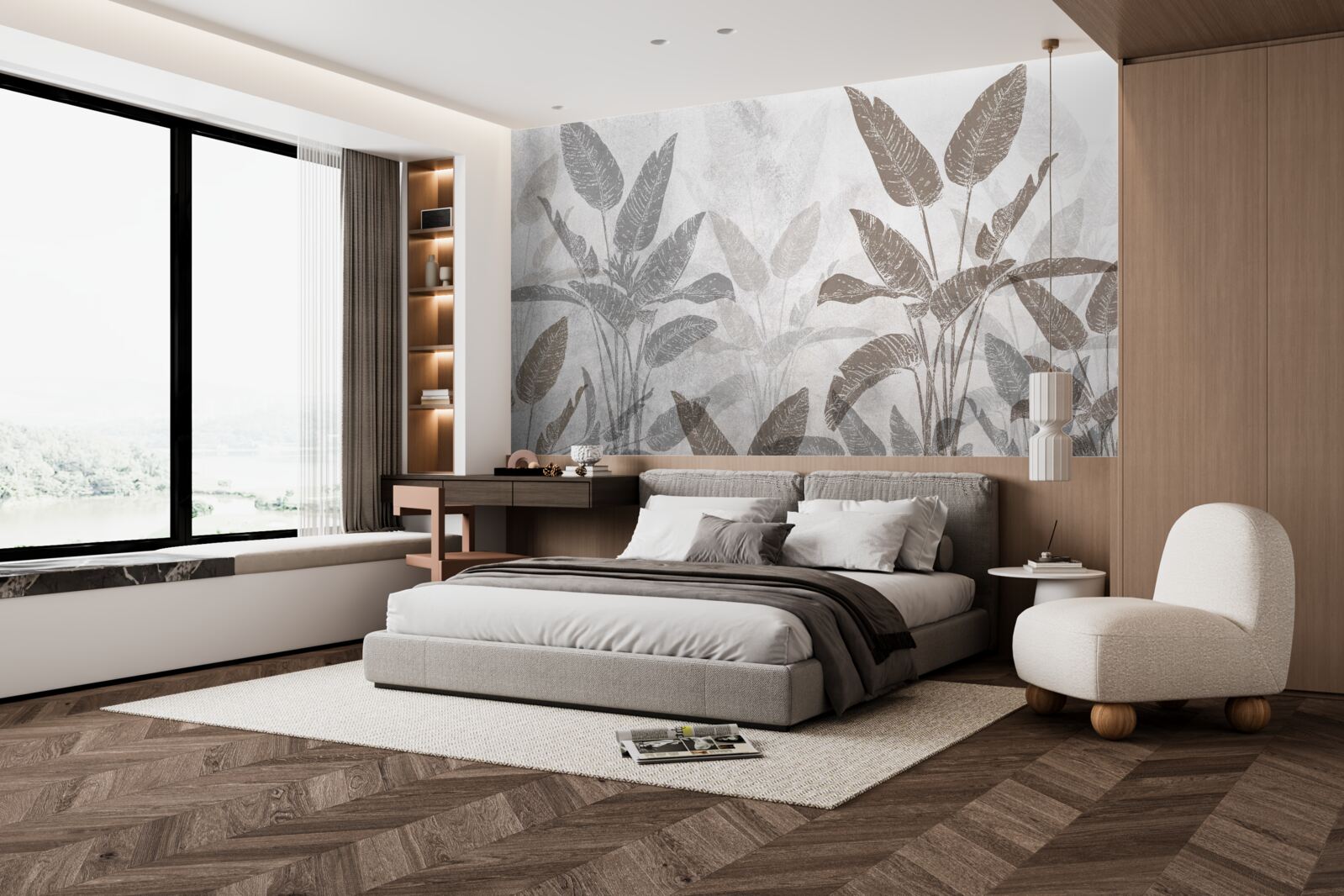 Фотошпалери високі та масивні рослини