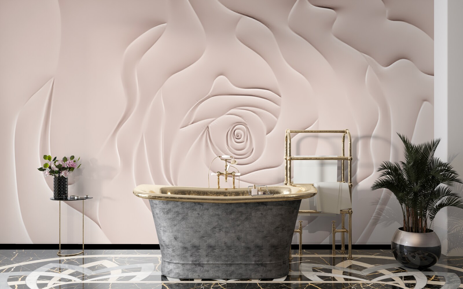 Фотошпалери абстрактний бутон троянди