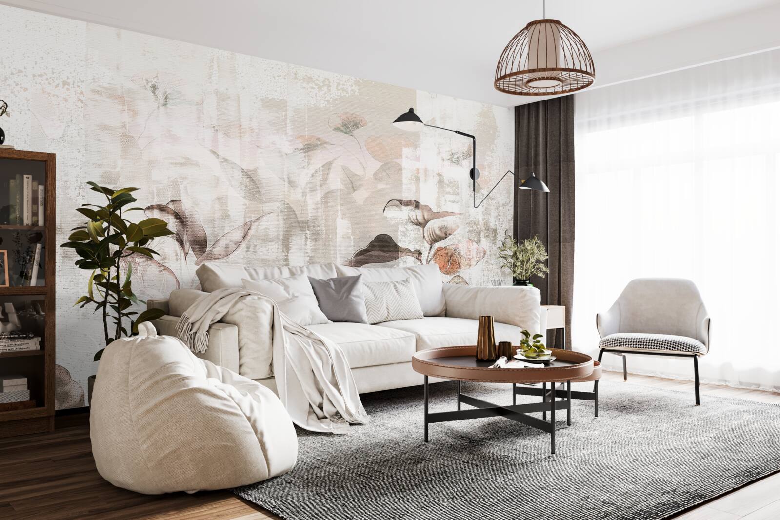 Фотошпалери абстракція природи