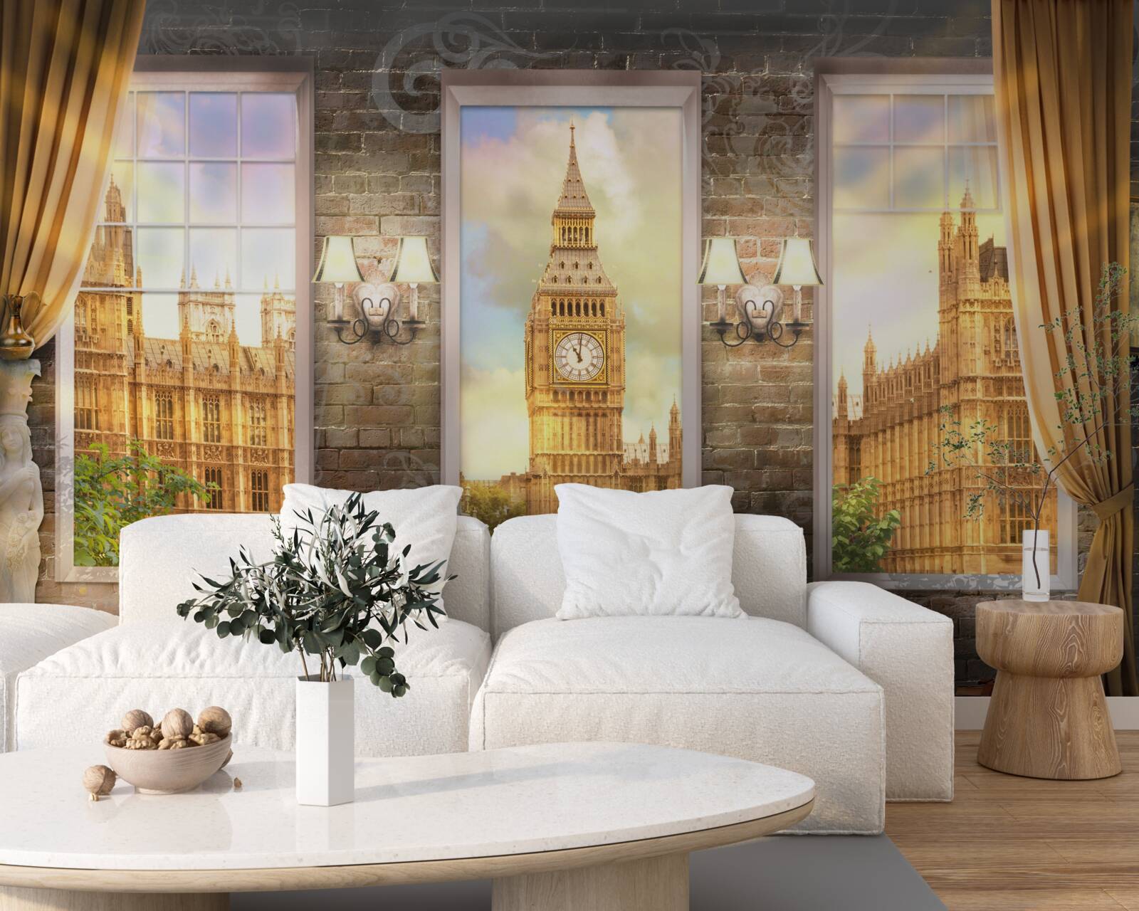 Фотошпалери горизонт Лондона з вікна