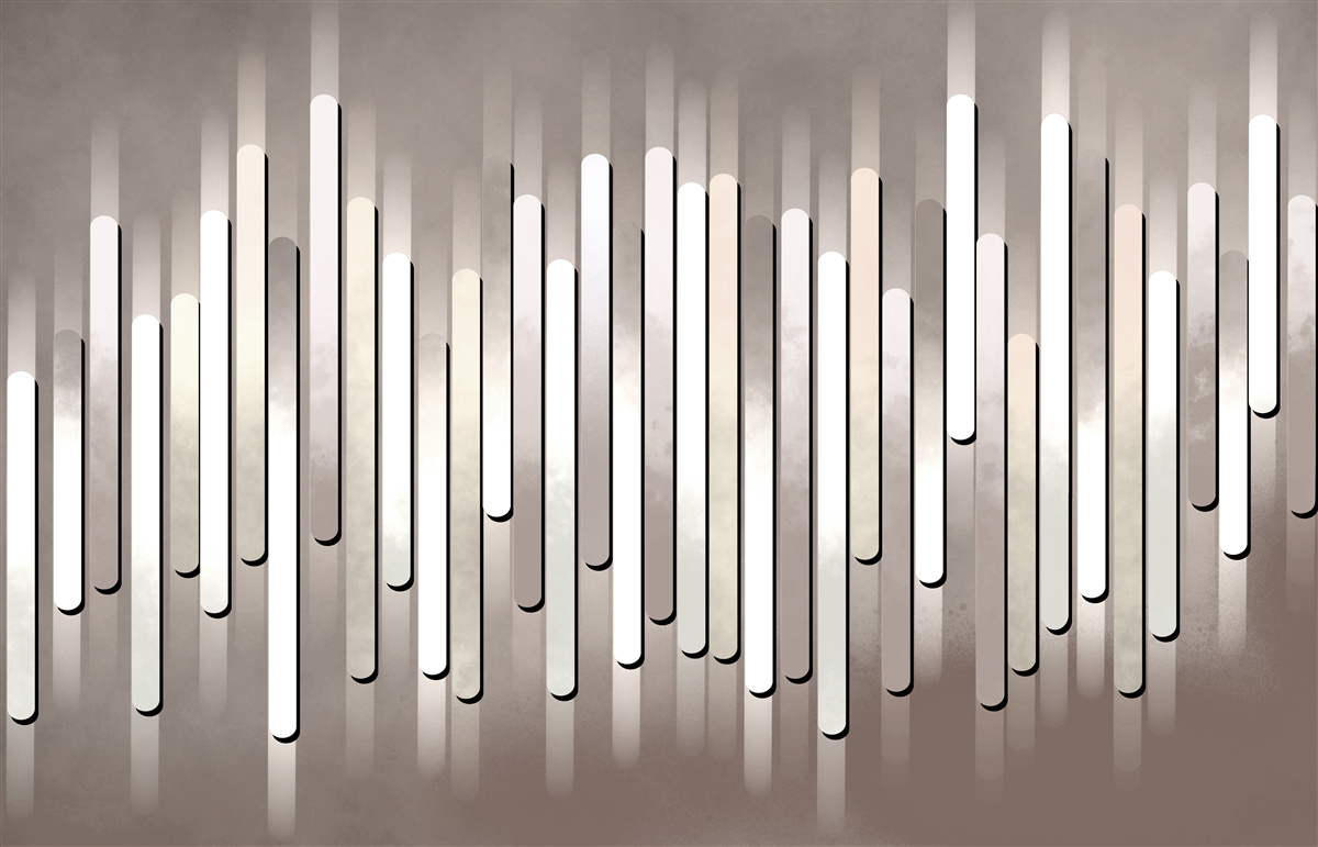 Фотошпалери абстрагування звукових частот