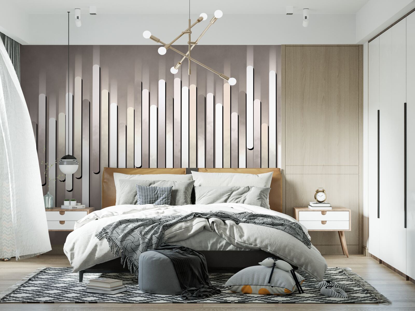 Фотошпалери абстрагування звукових частот