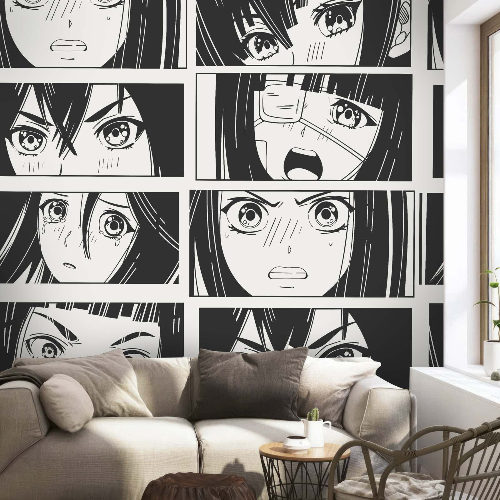 Фотошпалери комікс про досвід дівчат