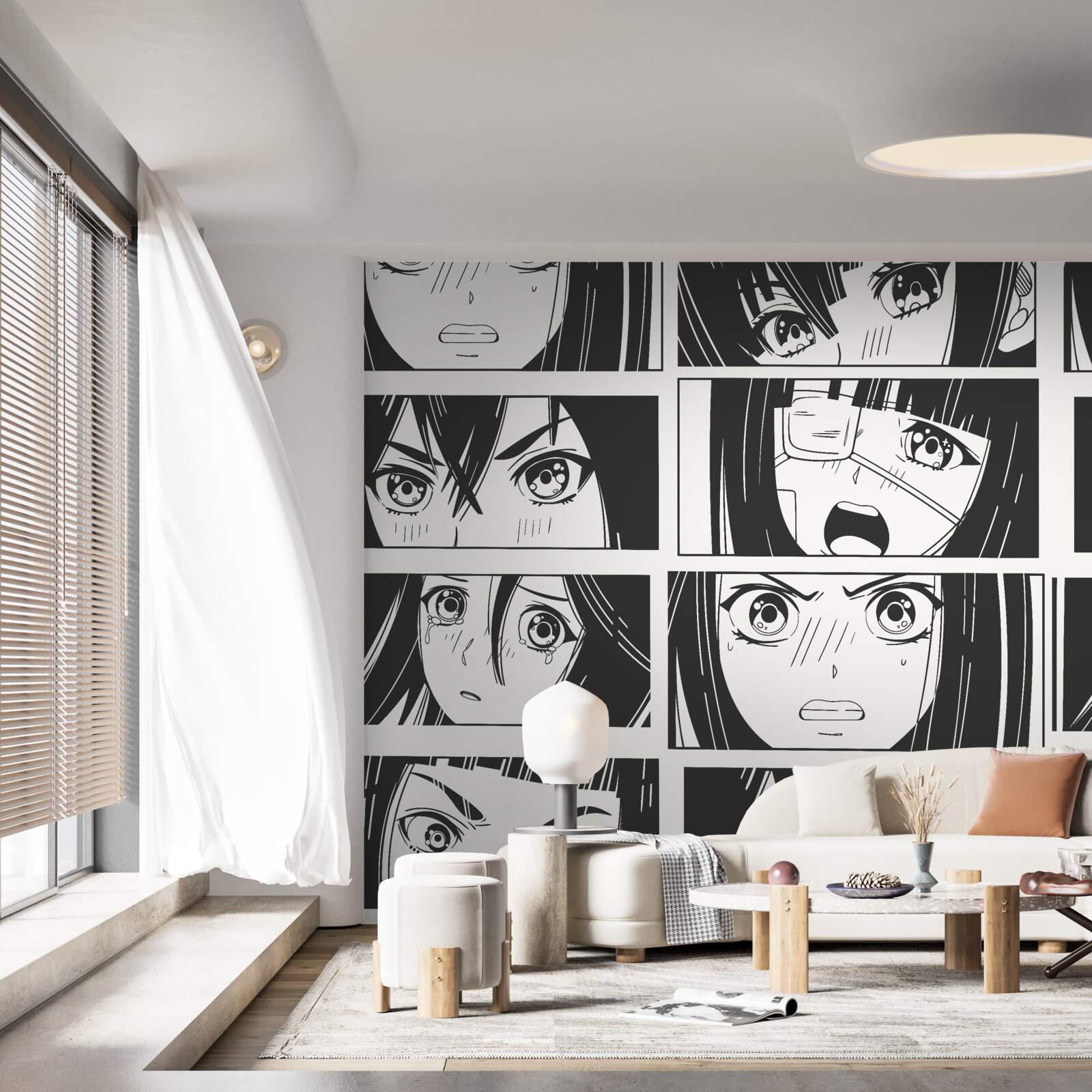 Фотошпалери комікс про досвід дівчат