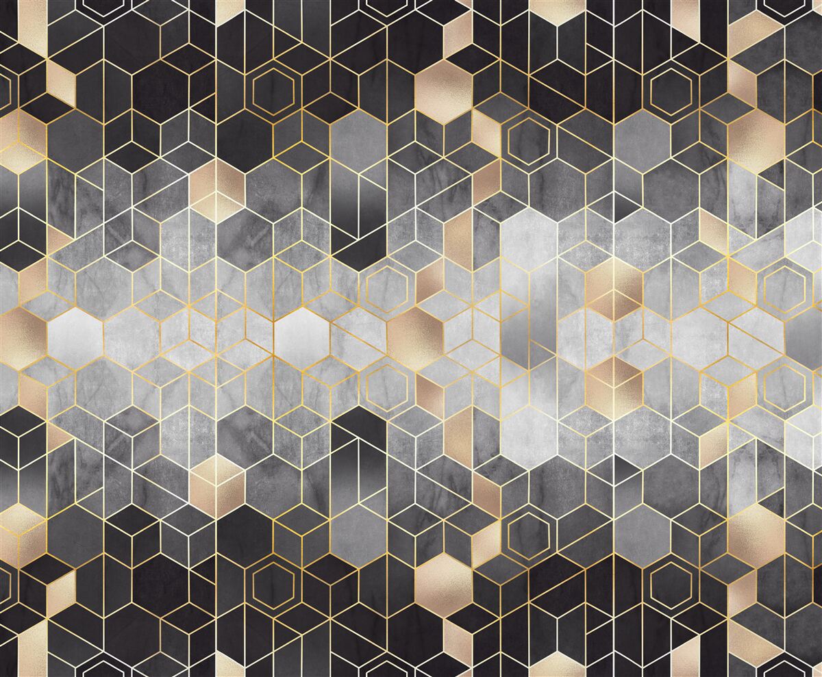 Фотошпалери абстрактне зображення зимового лісу в тумані