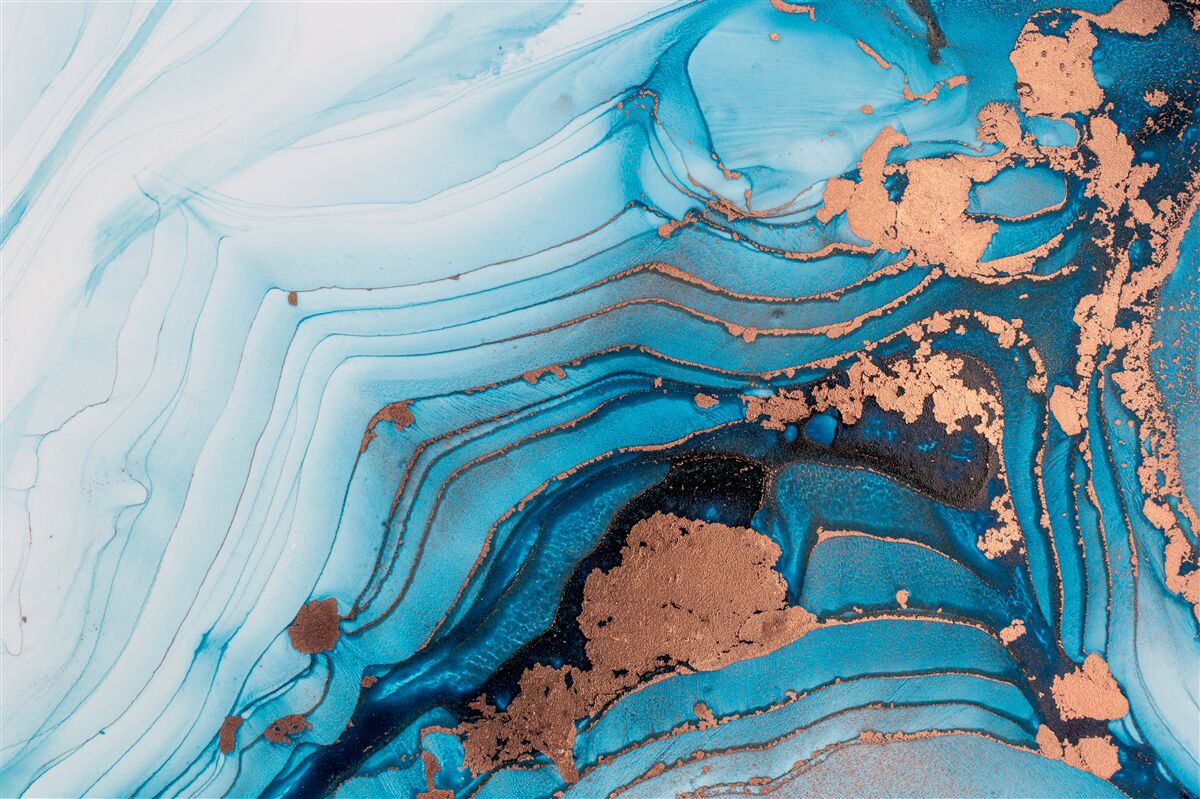 Фотошпалери вода контактує з мармуровим піском