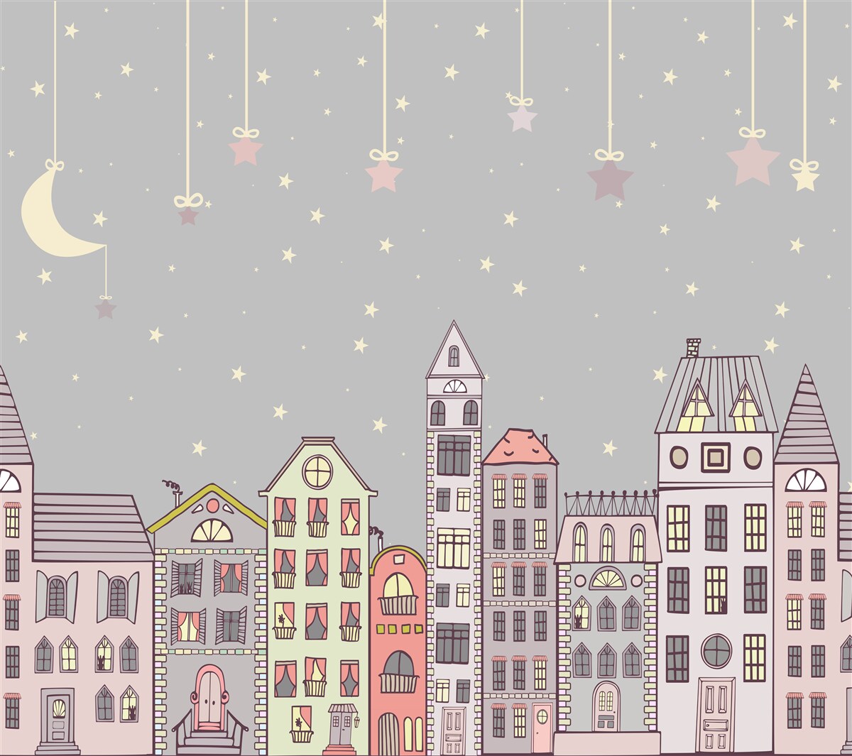 Фотошпалери місто оповите сном