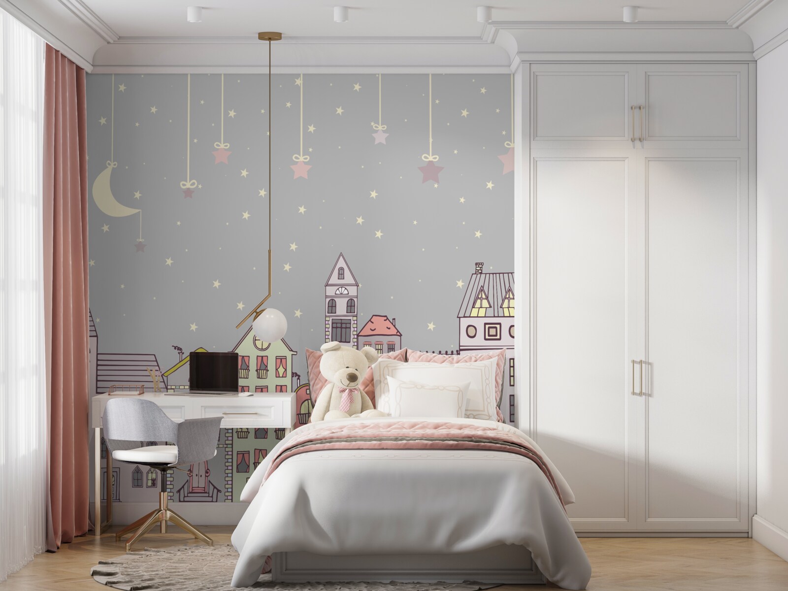 Фотошпалери місто оповите сном