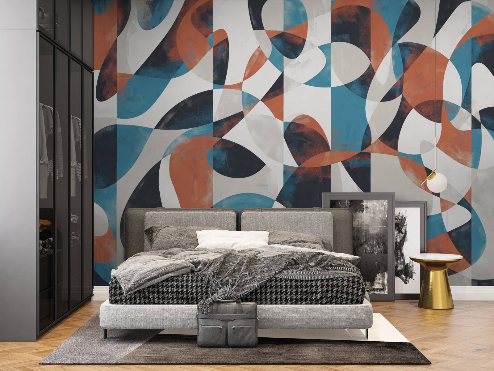 Фотошпалери абстрактні фігури