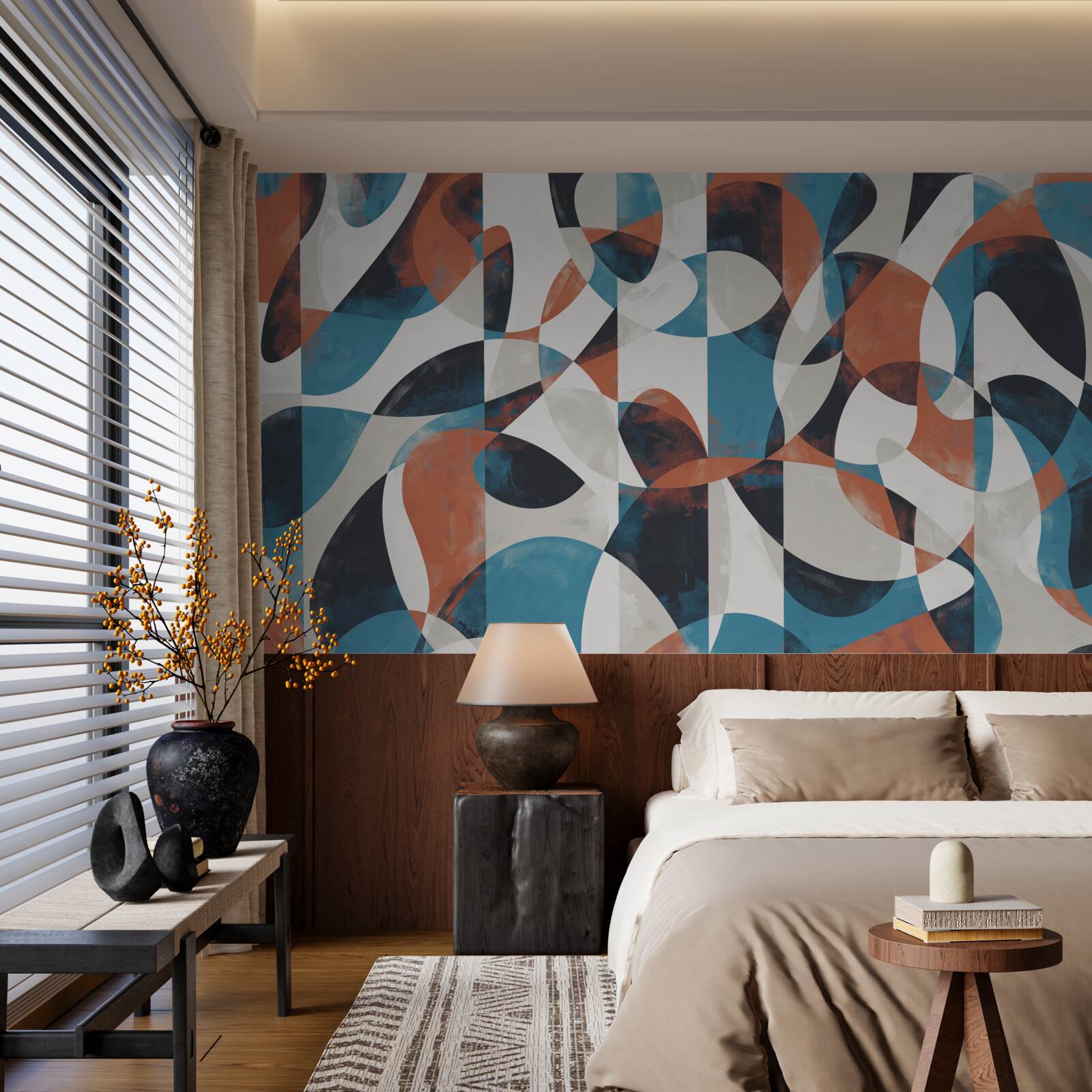 Фотошпалери абстрактні фігури