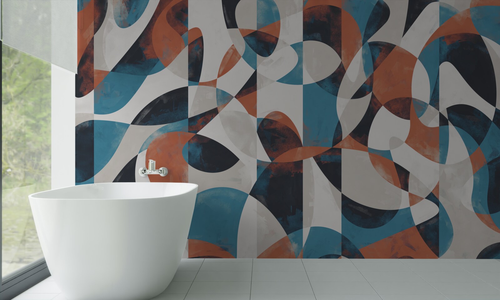 Фотошпалери абстрактні фігури