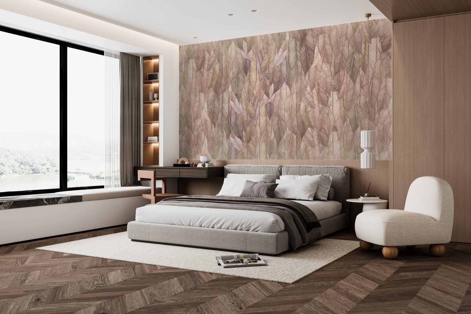 Фотошпалери пишні зарості папороті