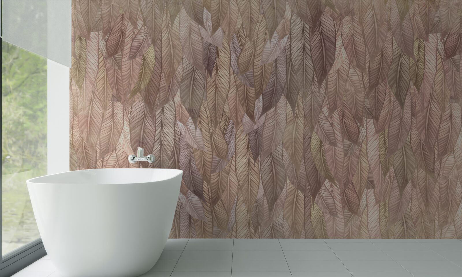 Фотошпалери пишні зарості папороті