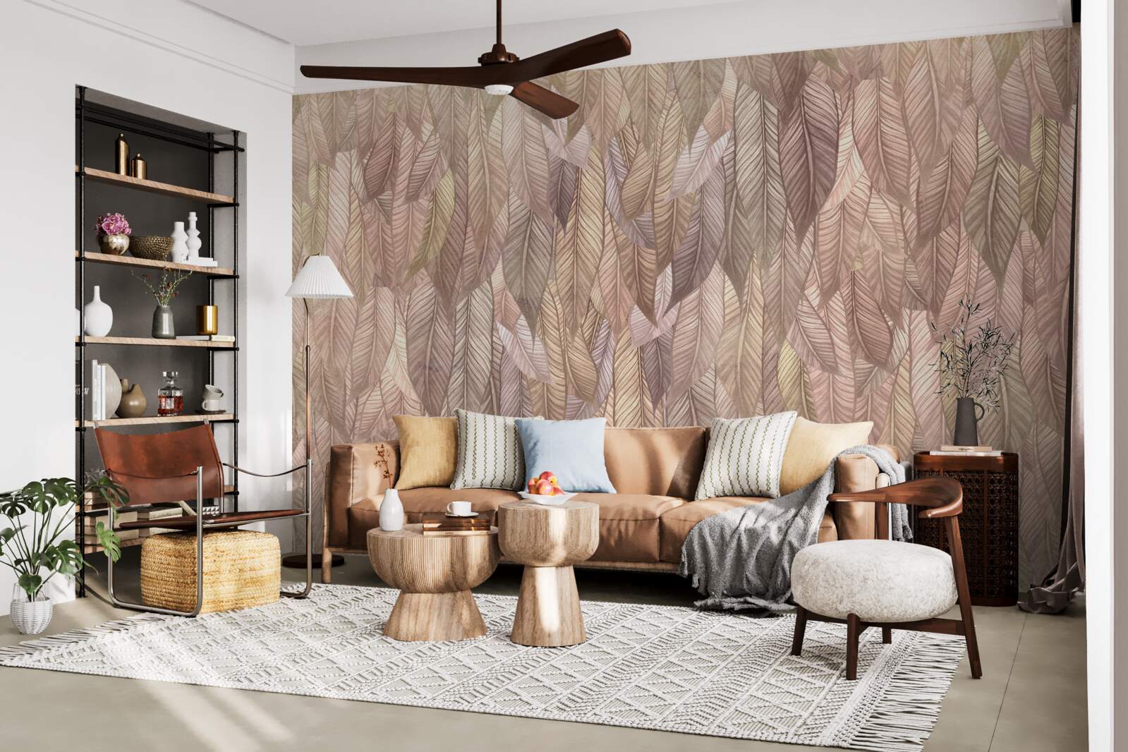 Фотошпалери пишні зарості папороті