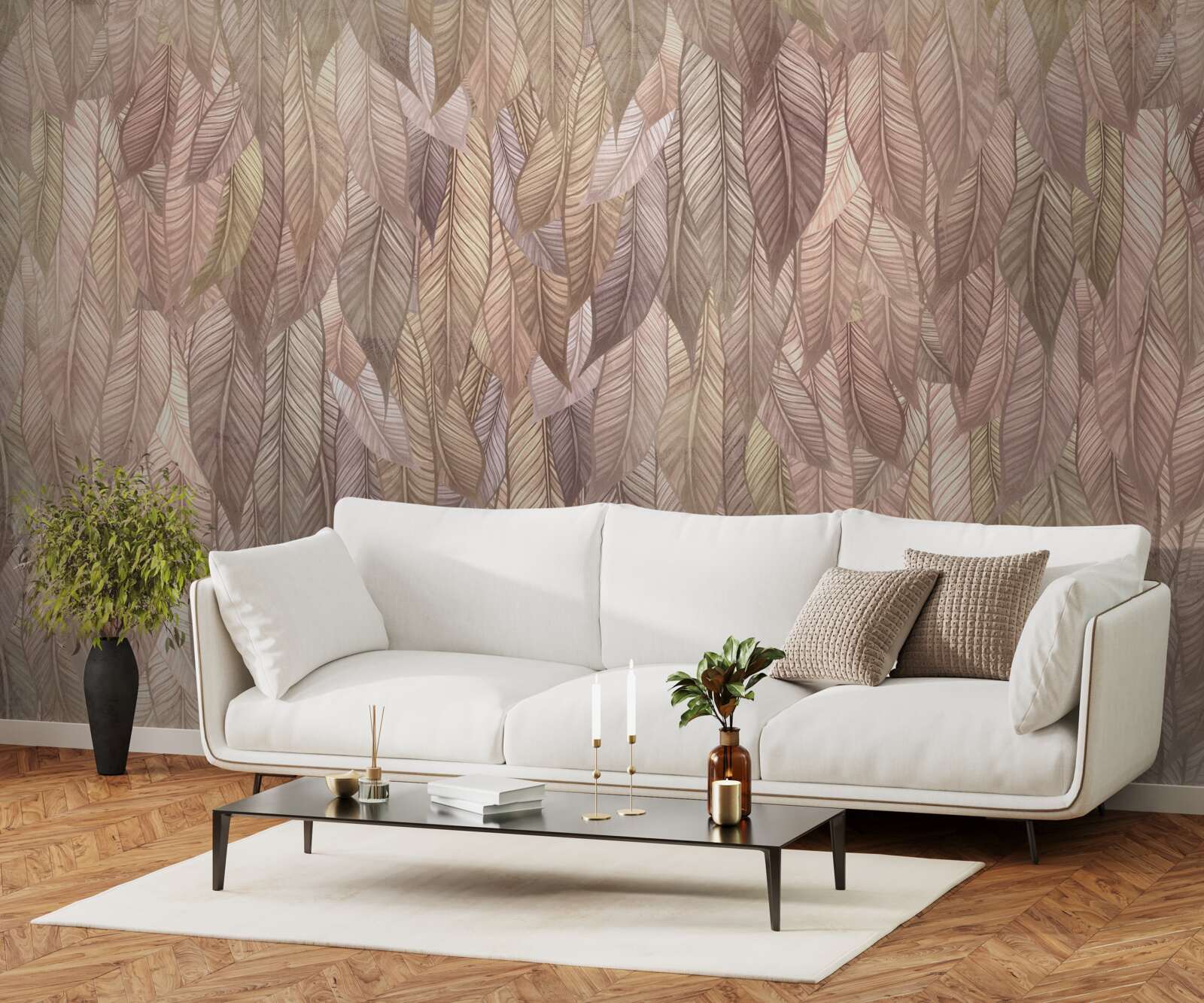 Фотошпалери пишні зарості папороті