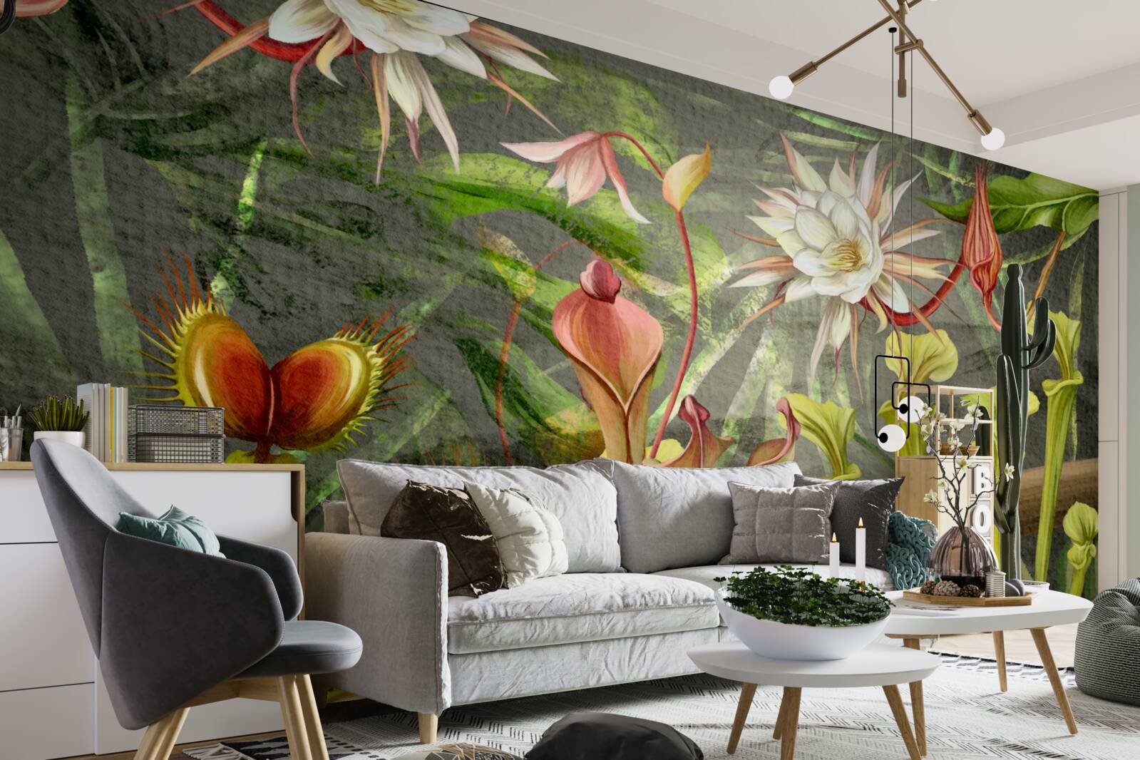 Фотошпалери хижі рослини тропічних регіонів