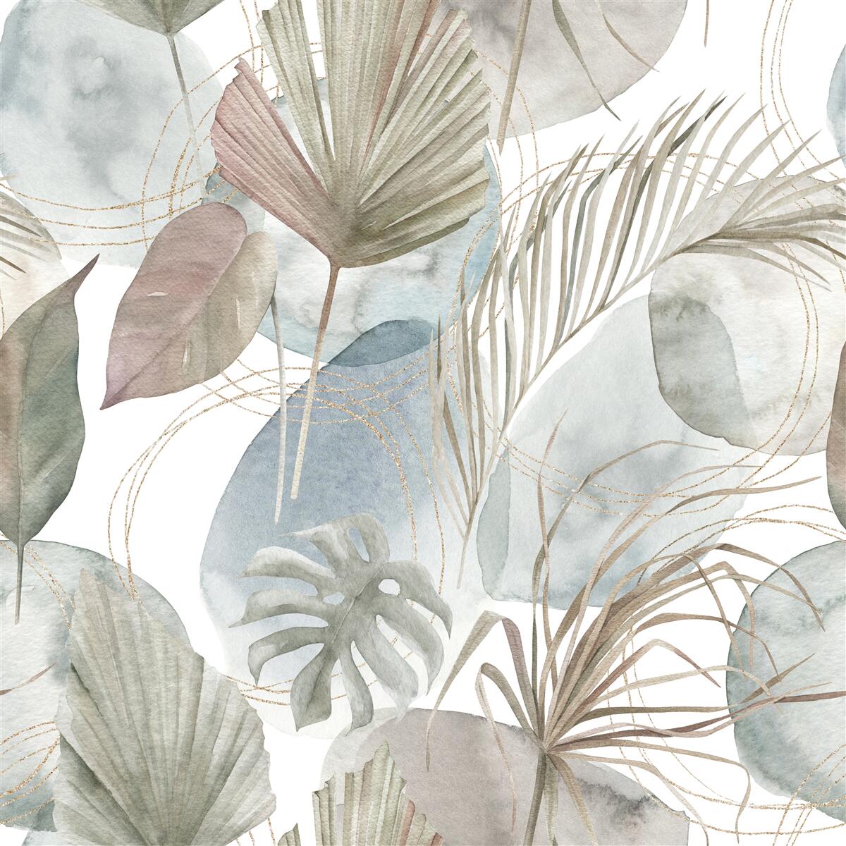 Фотошпалери різноманітність листя в тропічних регіонах