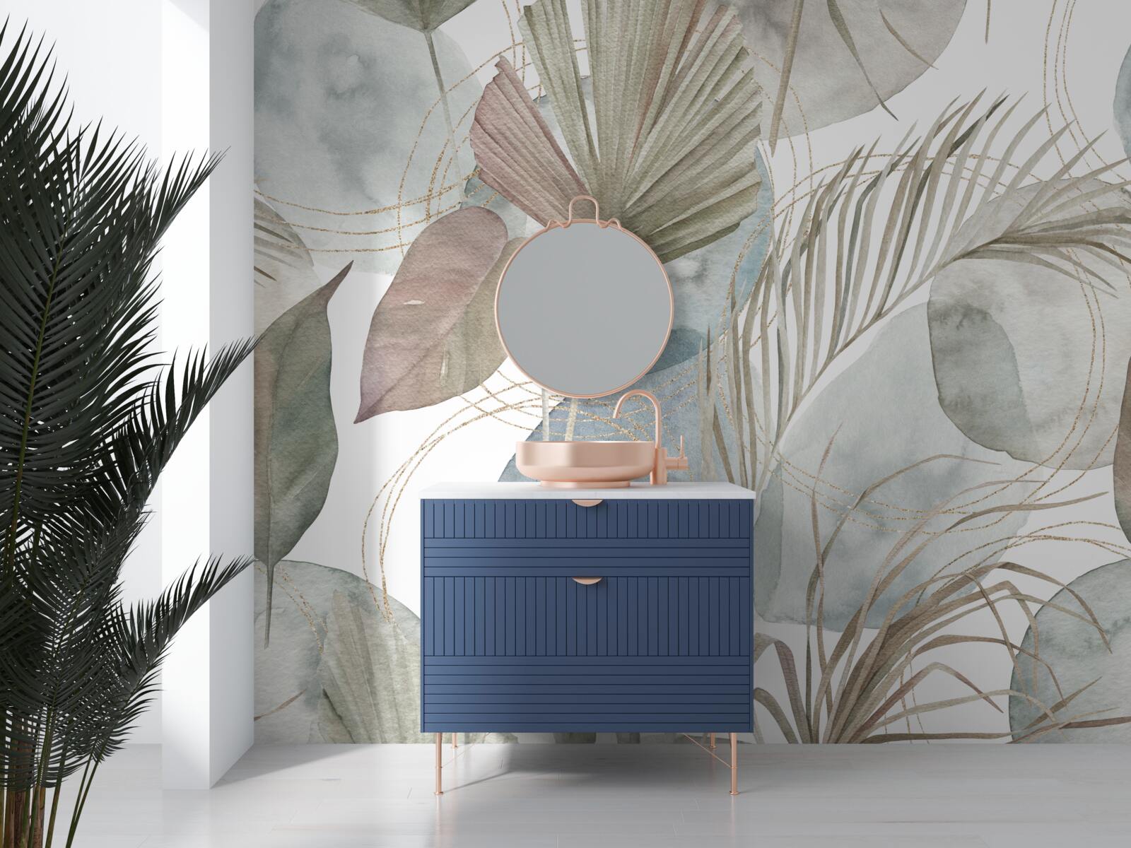 Фотошпалери різноманітність листя в тропічних регіонах