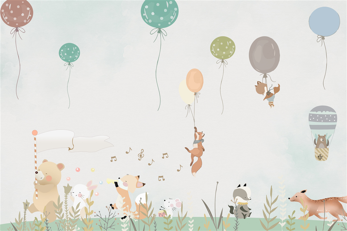 Фотошпалери тварини йдуть на день народження